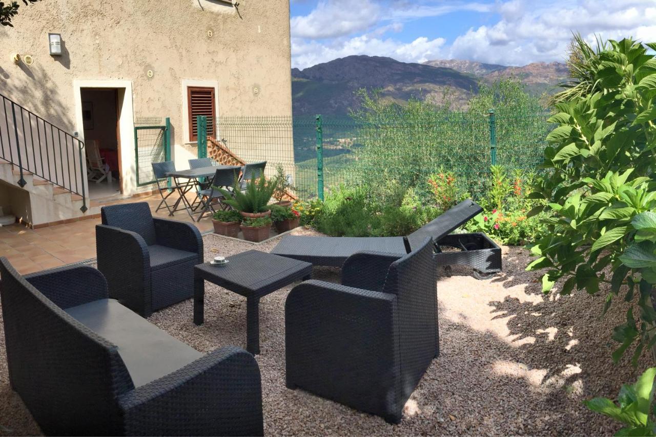 Casa Nepita Sur Vue Grandiose Santa-Lucia-di-Tallano Exterior foto